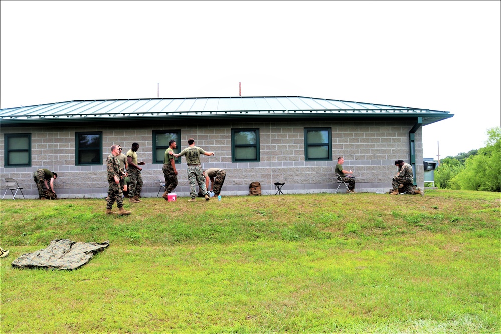 Valkyrie training for Navy Hospital Corpsmen part of 2nd Battalion, 24th Marines’ time at Fort McCoy