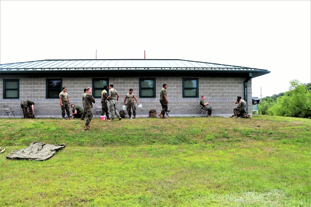 Valkyrie training for Navy Hospital Corpsmen part of 2nd Battalion, 24th Marines’ time at Fort McCoy