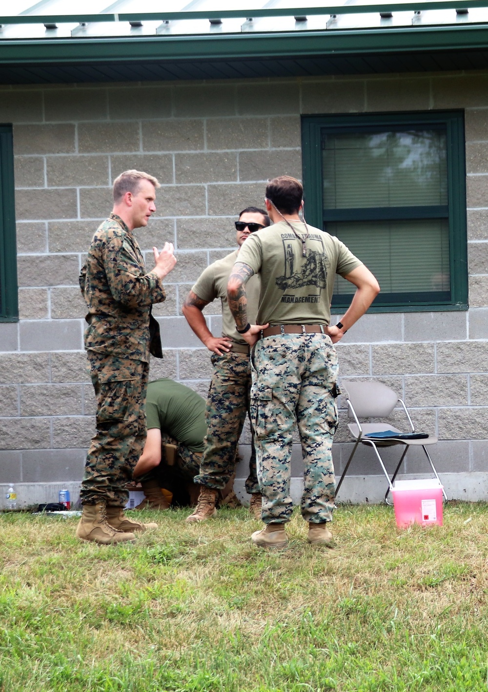 Valkyrie training for Navy Hospital Corpsmen part of 2nd Battalion, 24th Marines’ time at Fort McCoy