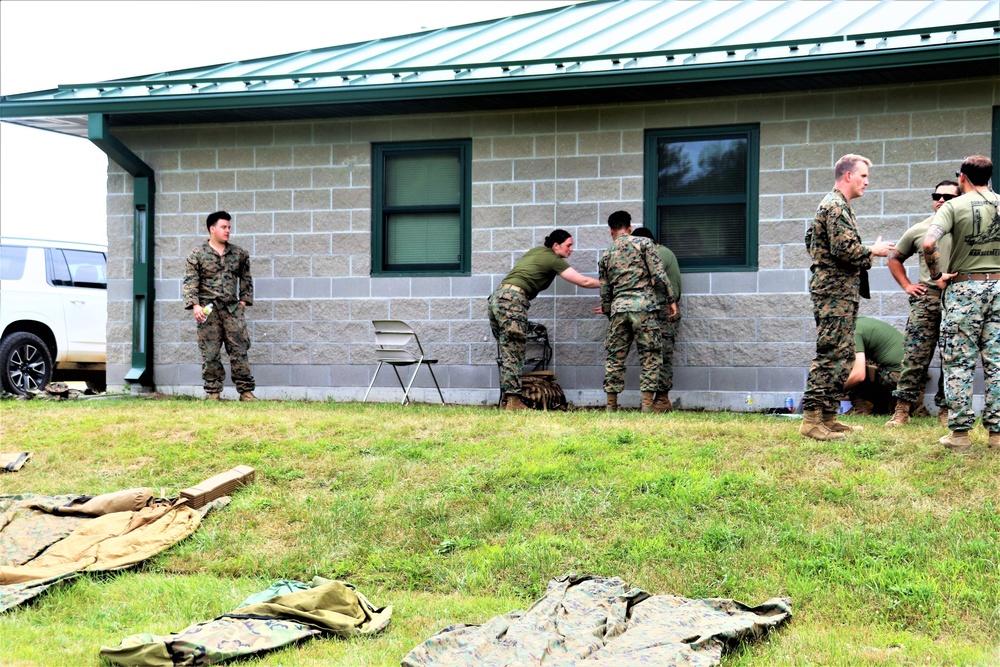 Valkyrie training for Navy Hospital Corpsmen part of 2nd Battalion, 24th Marines’ time at Fort McCoy