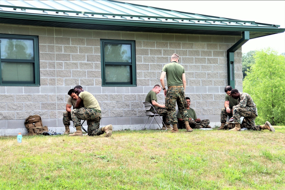 Valkyrie training for Navy Hospital Corpsmen part of 2nd Battalion, 24th Marines’ time at Fort McCoy