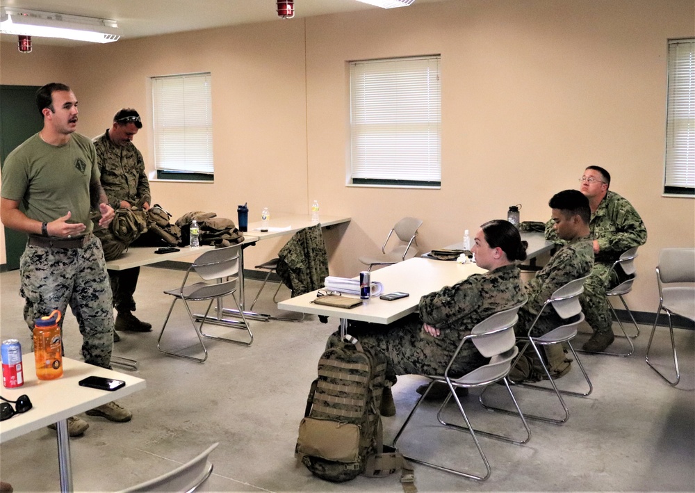 Valkyrie training for Navy Hospital Corpsmen part of 2nd Battalion, 24th Marines’ time at Fort McCoy