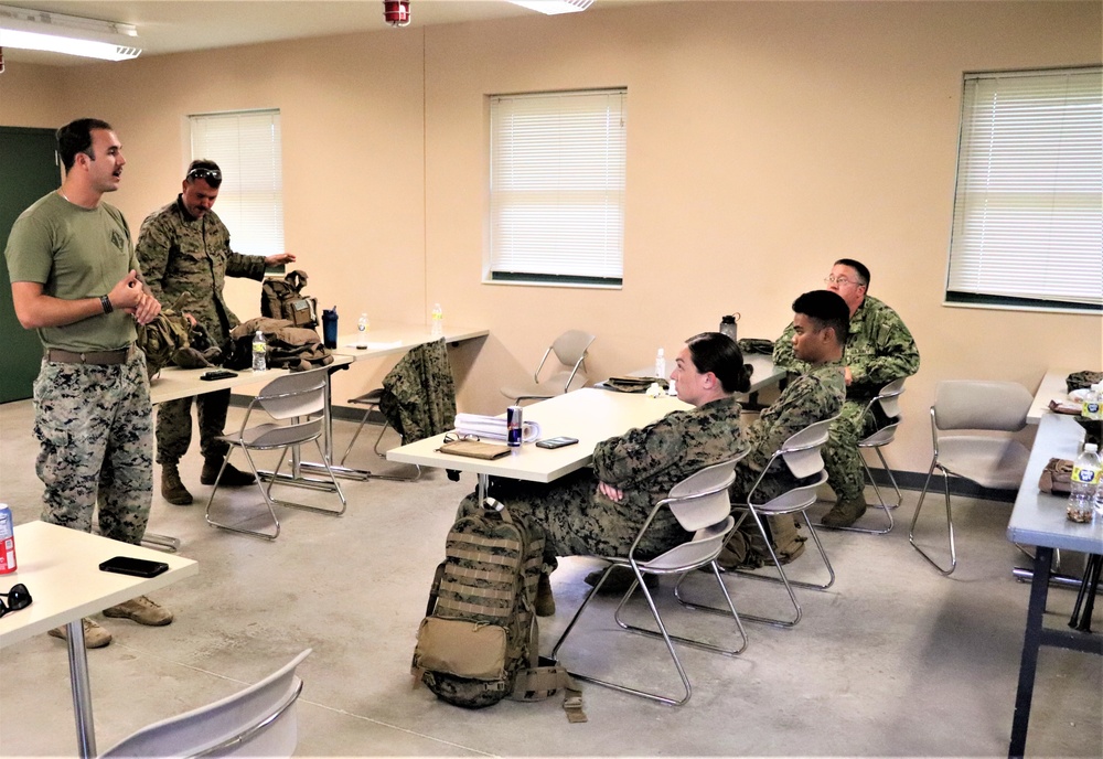 Valkyrie training for Navy Hospital Corpsmen part of 2nd Battalion, 24th Marines’ time at Fort McCoy