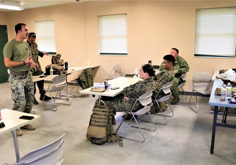 Valkyrie training for Navy Hospital Corpsmen part of 2nd Battalion, 24th Marines’ time at Fort McCoy