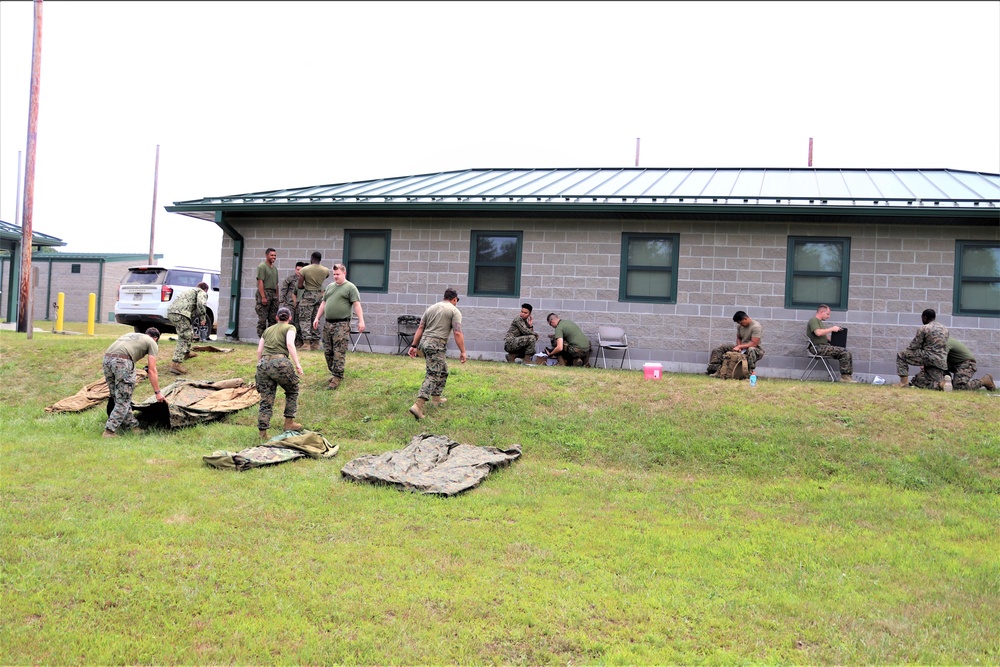 Valkyrie training for Navy Hospital Corpsmen part of 2nd Battalion, 24th Marines’ time at Fort McCoy