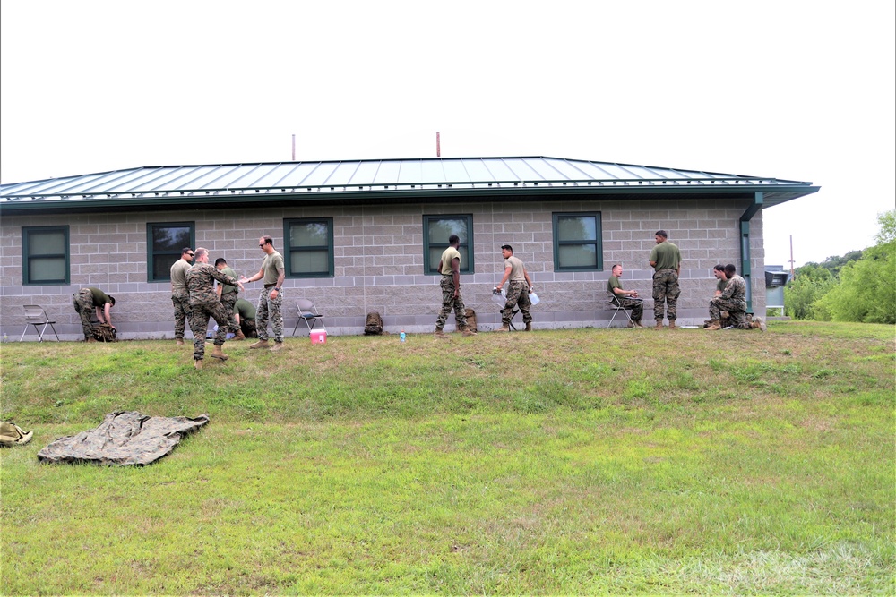 Valkyrie training for Navy Hospital Corpsmen part of 2nd Battalion, 24th Marines’ time at Fort McCoy