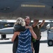 Col. Tom 'Sling' Bladen, prior 104FW commander, flies 'fini-flight'