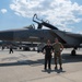 Col. Tom 'Sling' Bladen, prior 104FW commander, flies 'fini-flight'