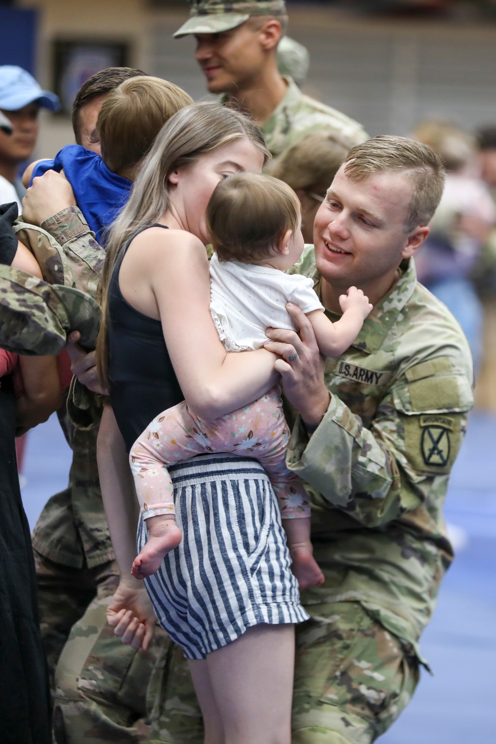 Alpha Company Soldiers return to Fort Drum