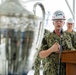 Adm. Caudle, USFFC, presents Battenberg Cup to USS Mitscher (DDG 57)