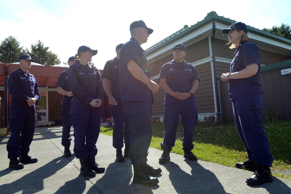 U.S. Coast Guard Vice Commandant visits Base Kodiak