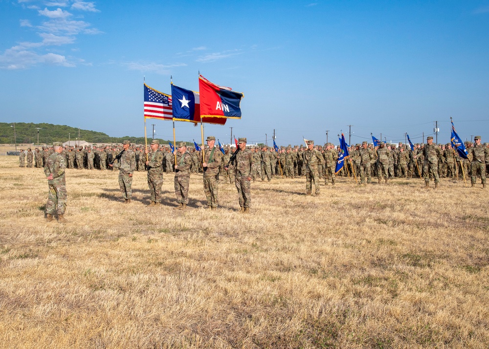 36th Combat Aviation Brigade Casing Ceremony