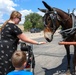 Fort Carson Mounted Color Guard visit the Garfield County Fair 2022