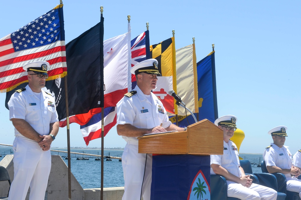 USS Tulsa (LCS 16) Blue Crew Holds Change of Command Ceremony