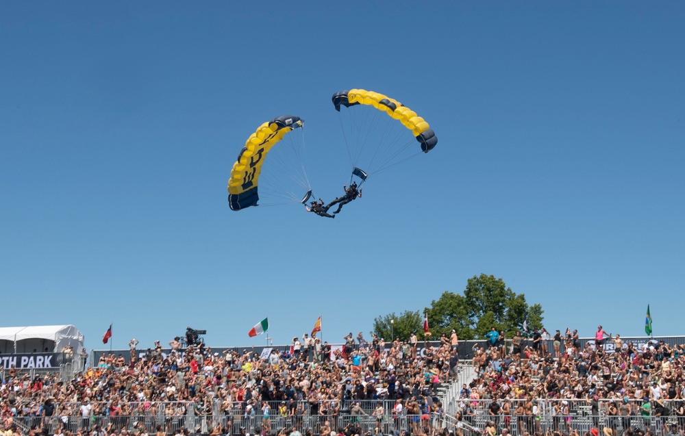Leap Frogs Parachute Into the Alliant Energy Center