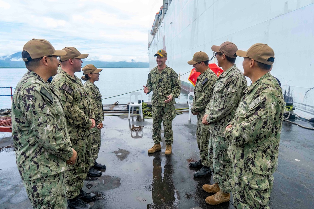 CTF73 Tours USNS Mercy