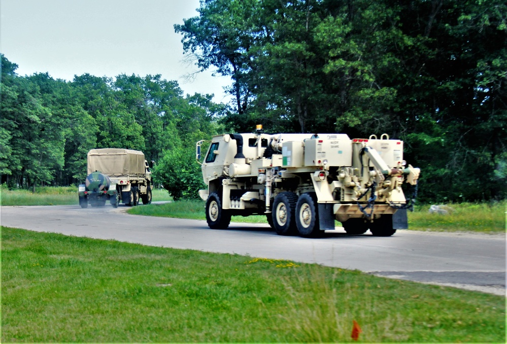 July 2022 training operations for Warrior Exercise 78-22-02 at Fort McCoy