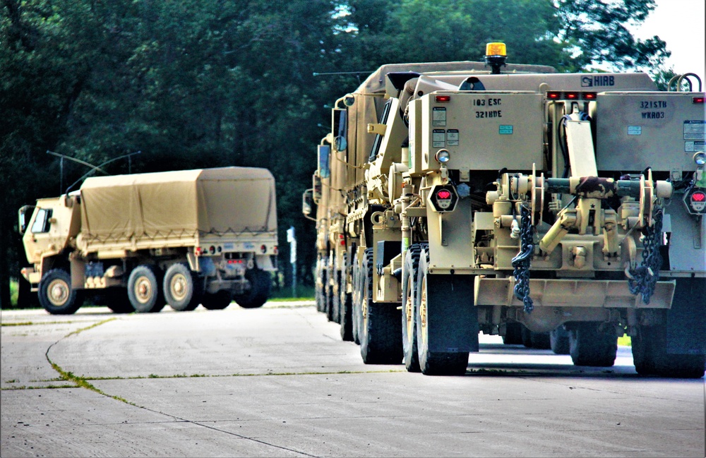 July 2022 training operations for Warrior Exercise 78-22-02 at Fort McCoy