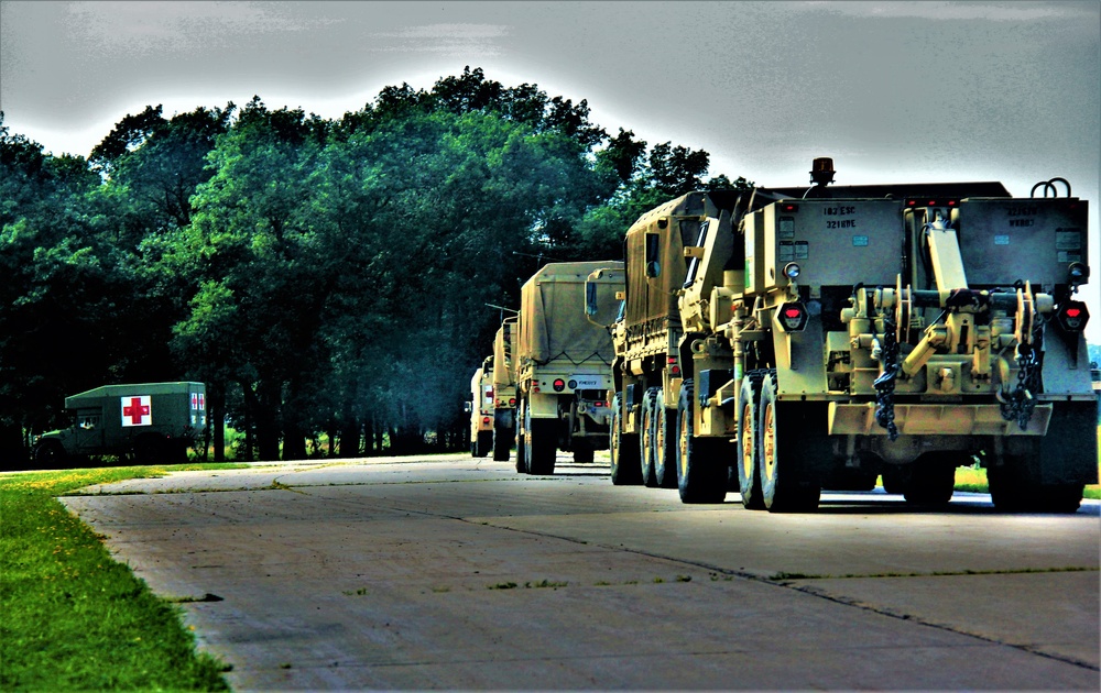 July 2022 training operations for Warrior Exercise 78-22-02 at Fort McCoy