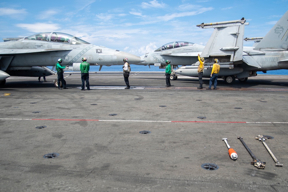 USS Ronald Reagan (CVN 76) conducts flight operations