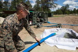 Marine Air Wing Support Squadron 471 Create Water Filtration System at Exercise Northern Strike 22