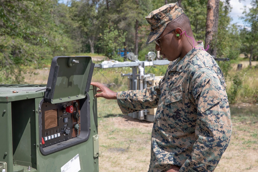 Marine Air Wing Support Squadron 471 Create Water Filtration System at Exercise Northern Strike 22