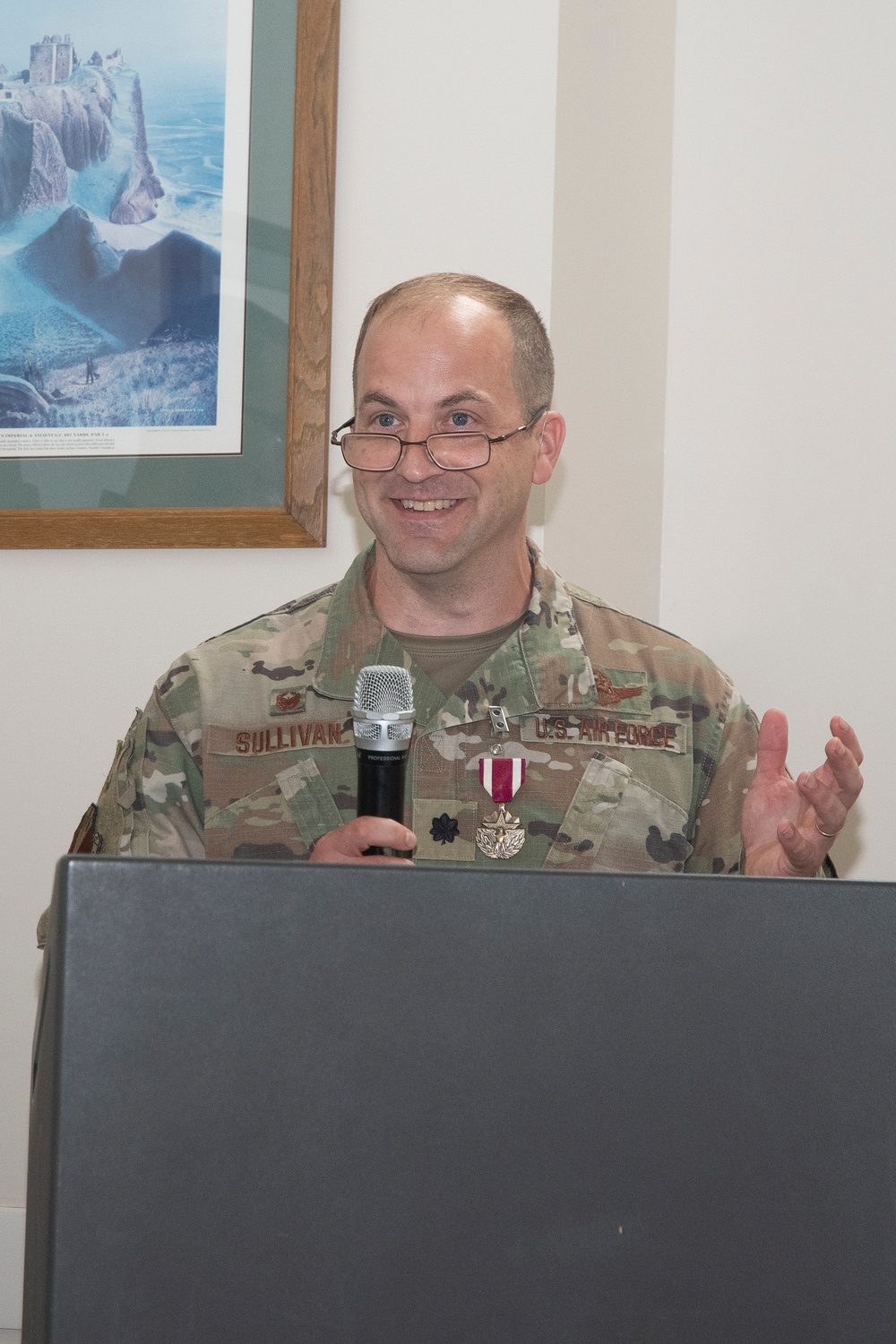 131st Force Support Squadron change of command ceremony