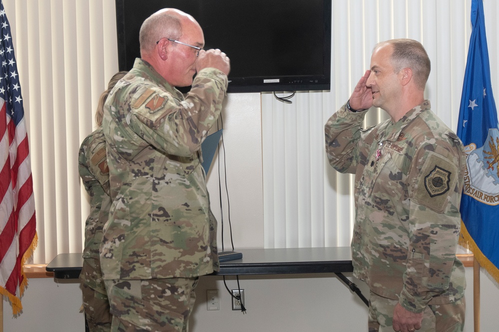 131st Force Support Squadron change of command ceremony