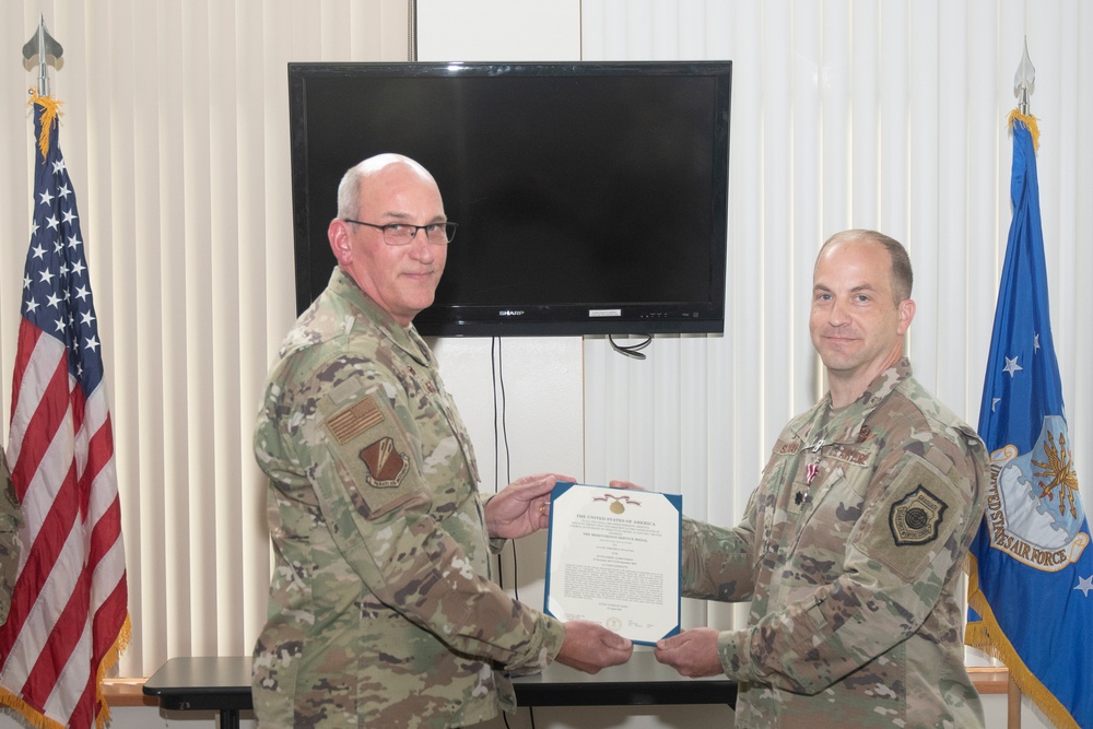 131st Force Support Squadron change of command ceremony