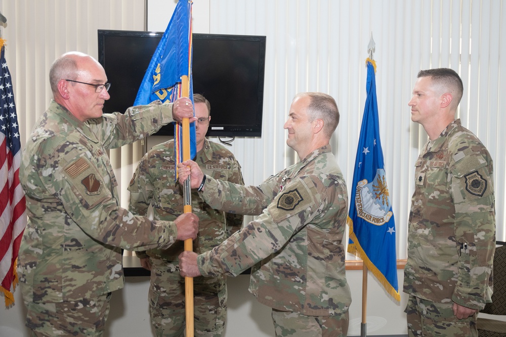 131st Force Support Squadron change of command ceremony