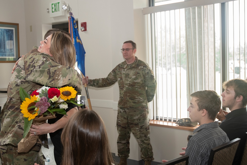 131st Force Support Squadron change of command ceremony