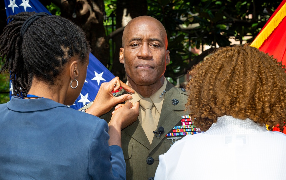 Gen. Michael Langley becomes the Marine Corps' first Black four-star general