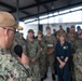 USS Vicksburg Admiral Visit