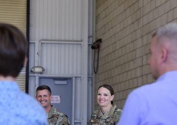 163d Maintenance Group Assumption of Command Ceremony