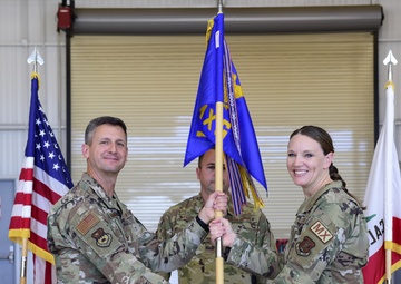 163d Maintenance Group Assumption of Command Ceremony