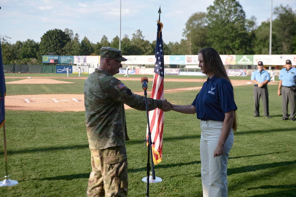Vermont National Guard Participates in Baseball Playoffs