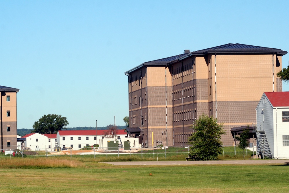 Barracks construction at Fort McCoy