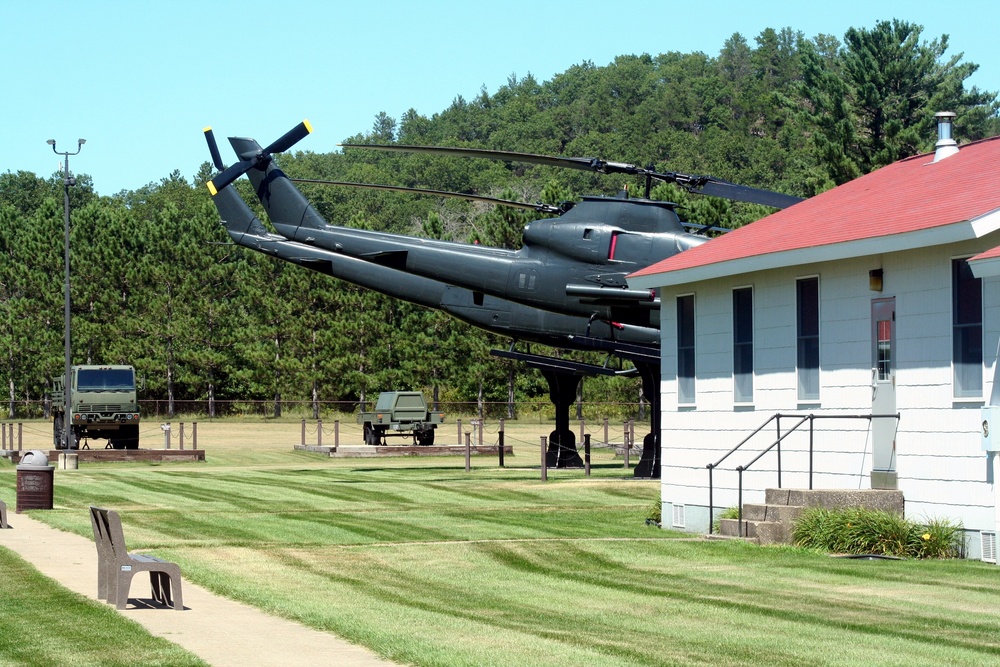 Fort McCoy's Equipment Park at historic Commemorative Area