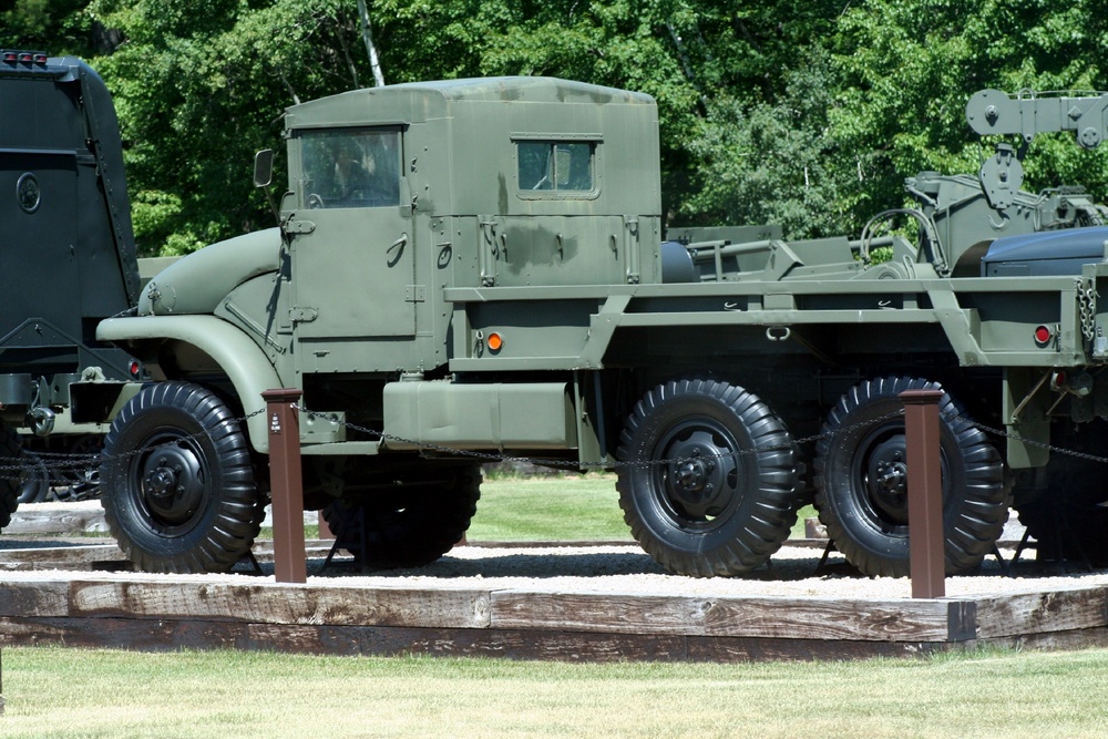 Fort McCoy's Equipment Park at historic Commemorative Area
