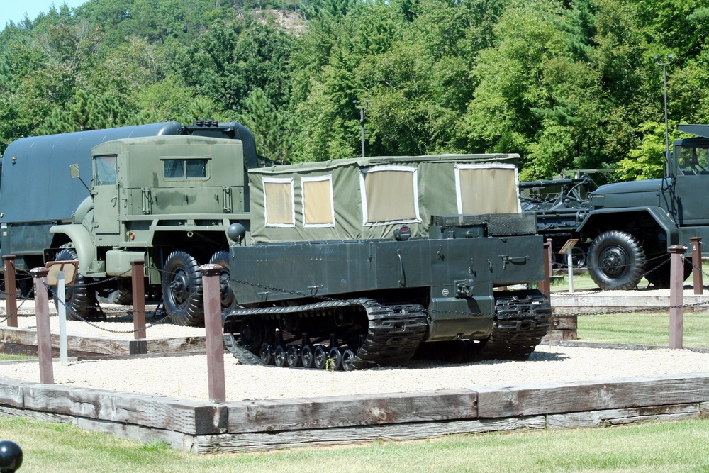 Fort McCoy's Equipment Park at historic Commemorative Area