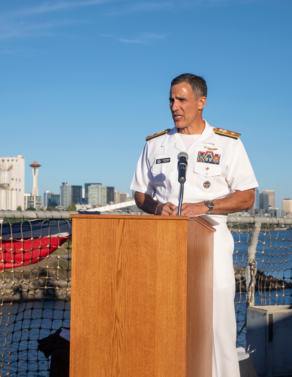 U.S. Navy Sends Off Seattle Fleet Week with Reception