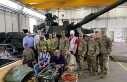 405th AFSB command team conducts site visit to AFSBn-Mannheim, Coleman APS-2 worksite