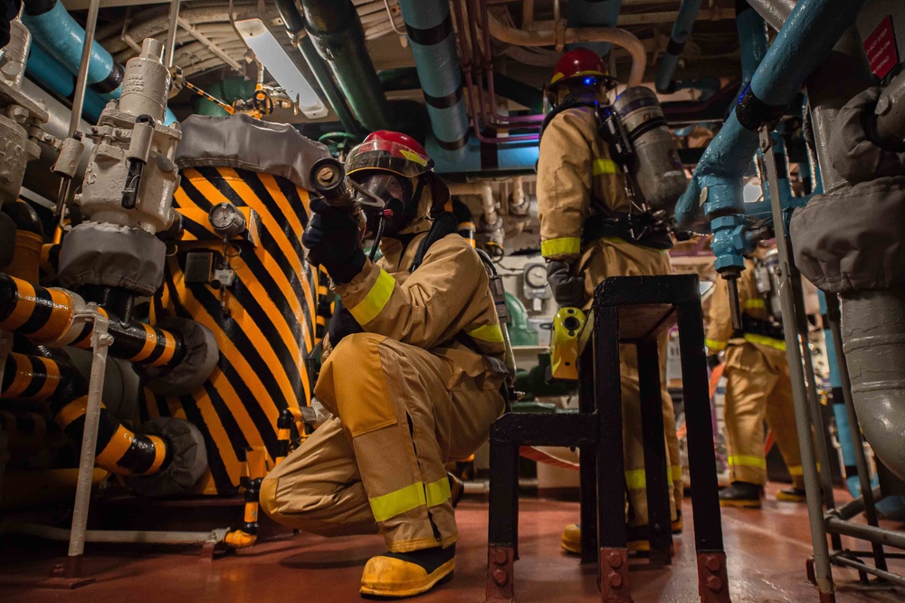 The Harry S. Truman Carrier Strike Group is on a scheduled deployment in the U.S. Naval Forces Europe area of operations, employed by U.S. Sixth Fleet to defend U.S., allied and partner interests.