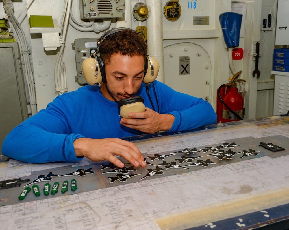The Harry S. Truman Carrier Strike Group is on a scheduled deployment in the U.S. Naval Forces Europe area of operations, employed by U.S. Sixth Fleet to defend U.S., allied and partner interests.