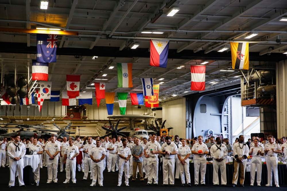 Abraham Lincoln hosts RIMPAC 2022 closing reception