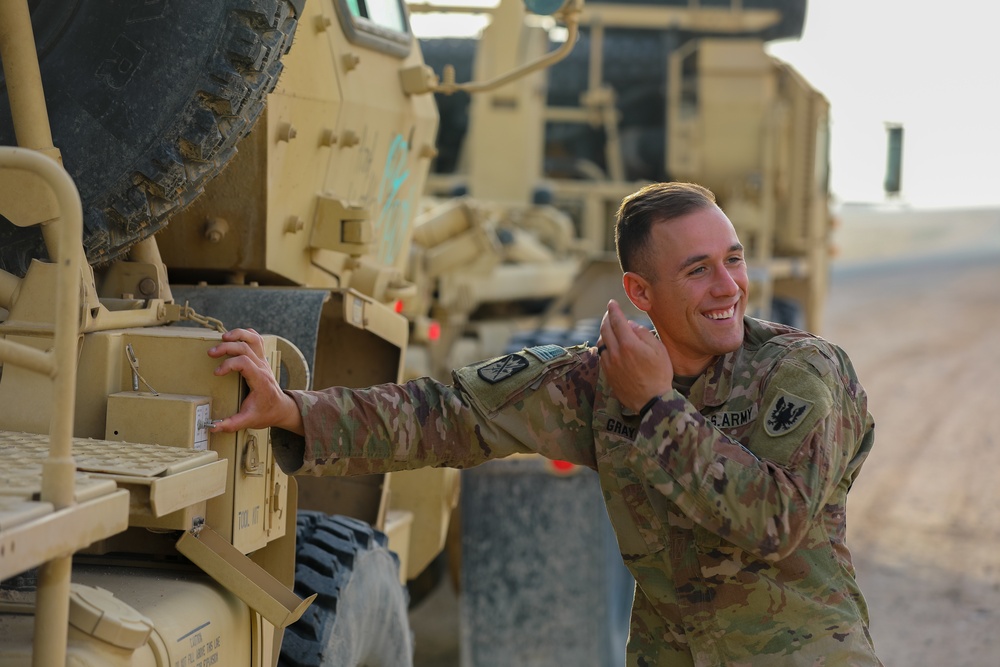 DVIDS - Images - 11th CAB Soldiers transport containers across ...