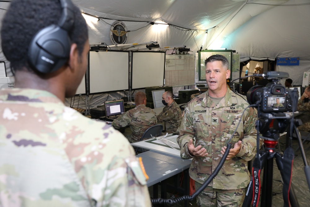 MDNG Performs Tactical Operational Center Duties at Northern Strike