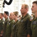 Airmen in formation for new commander