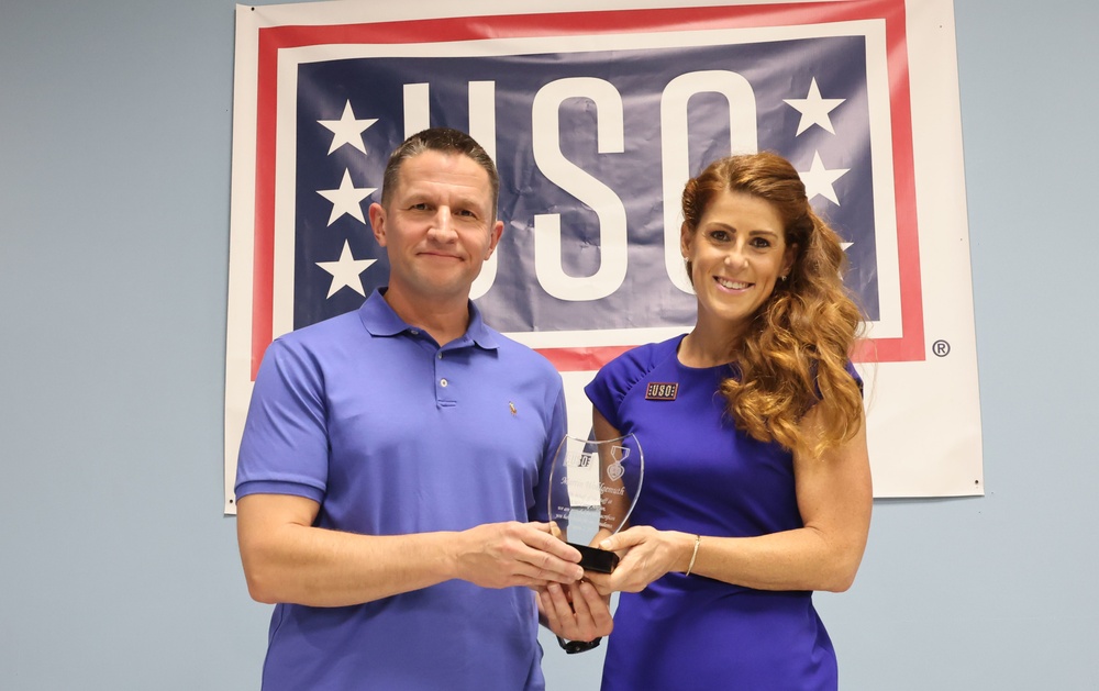USO Hosts Purple Heart Ceremony Camp Arifjan Aug 2022