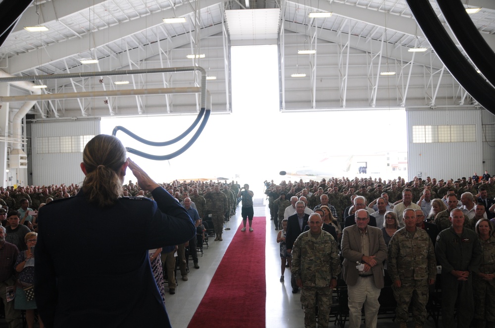 Col. Sonya L. Morrison Renders First Salute as Commander